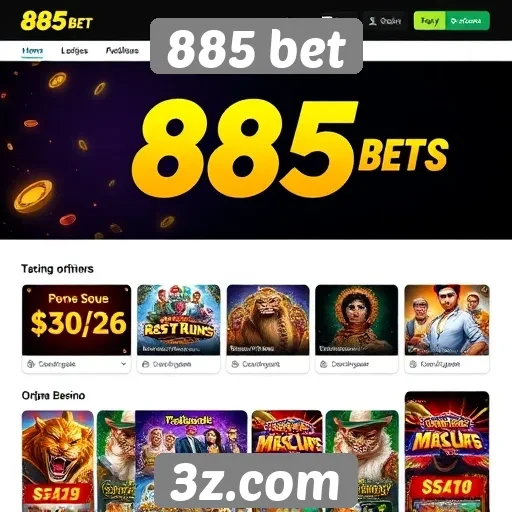 Navegação no site 885 bet é prática e intuitiva